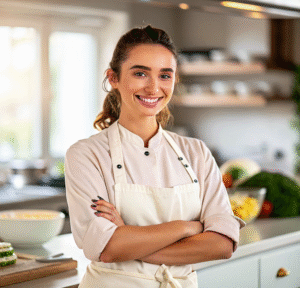 Emma, the friendly young chef and author behind Cream Cheese Kitchen